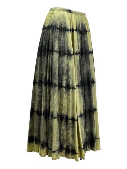 Christian Dior Maria Grazia Chiuri Spring 2020 Look 78 tye die skirt