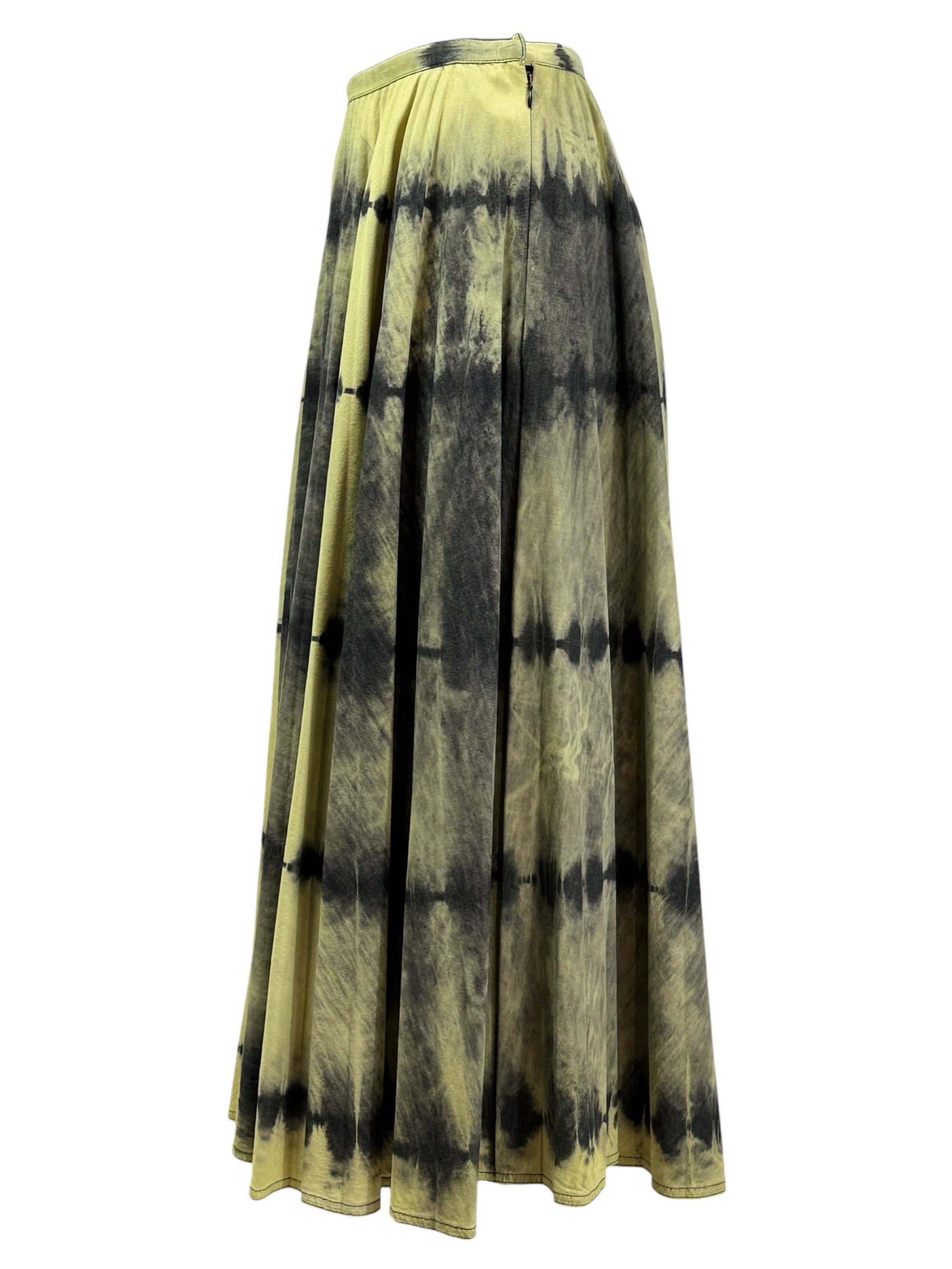 Christian Dior Maria Grazia Chiuri Spring 2020 Look 78 tye die skirt