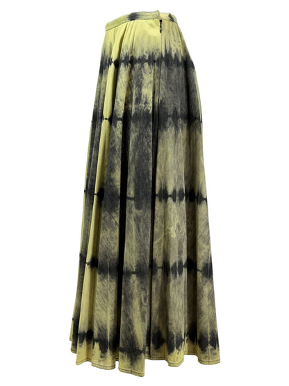 Christian Dior Maria Grazia Chiuri Spring 2020 Look 78 tye die skirt
