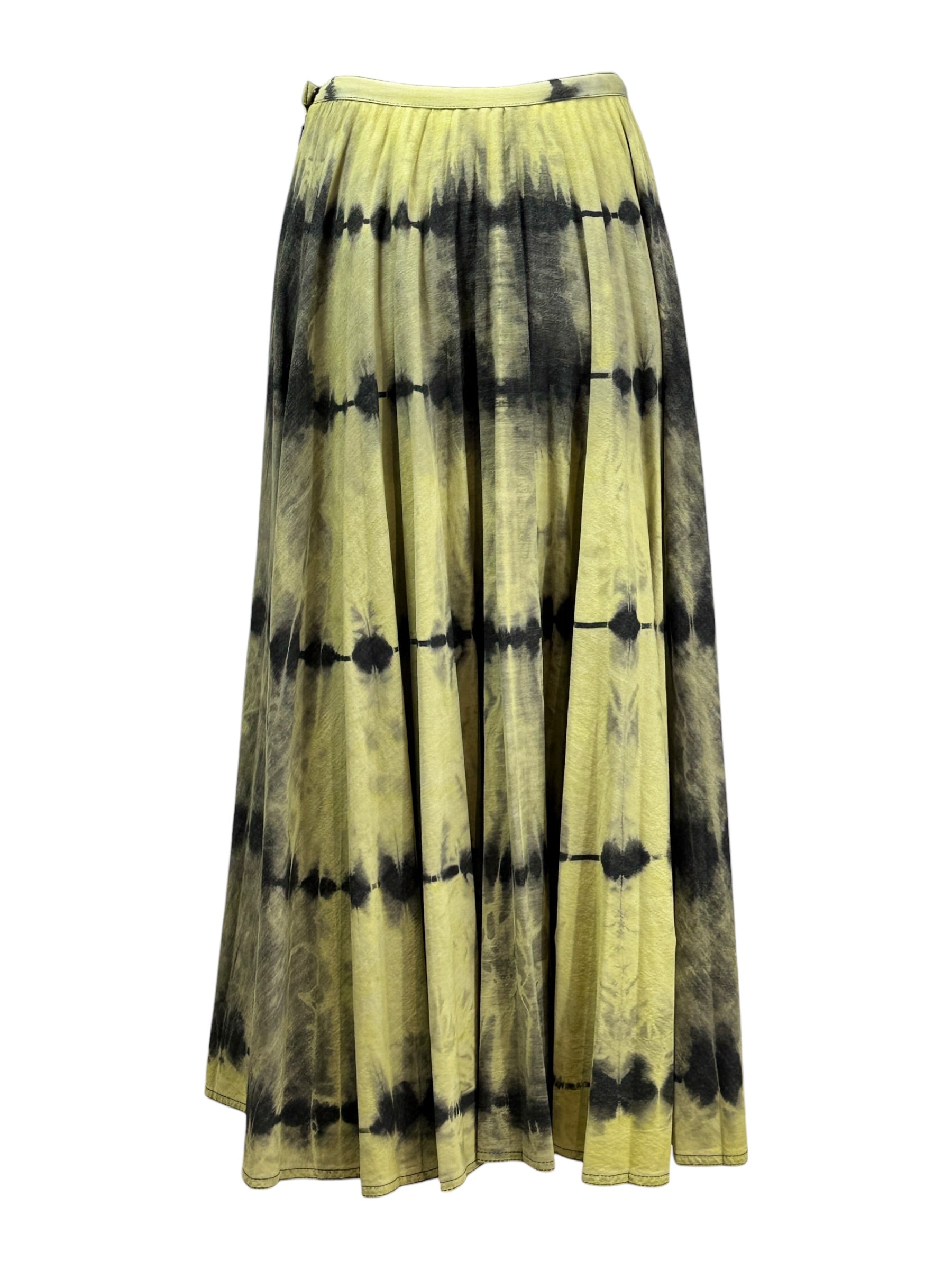 Christian Dior Maria Grazia Chiuri Spring 2020 Look 78 tye die skirt