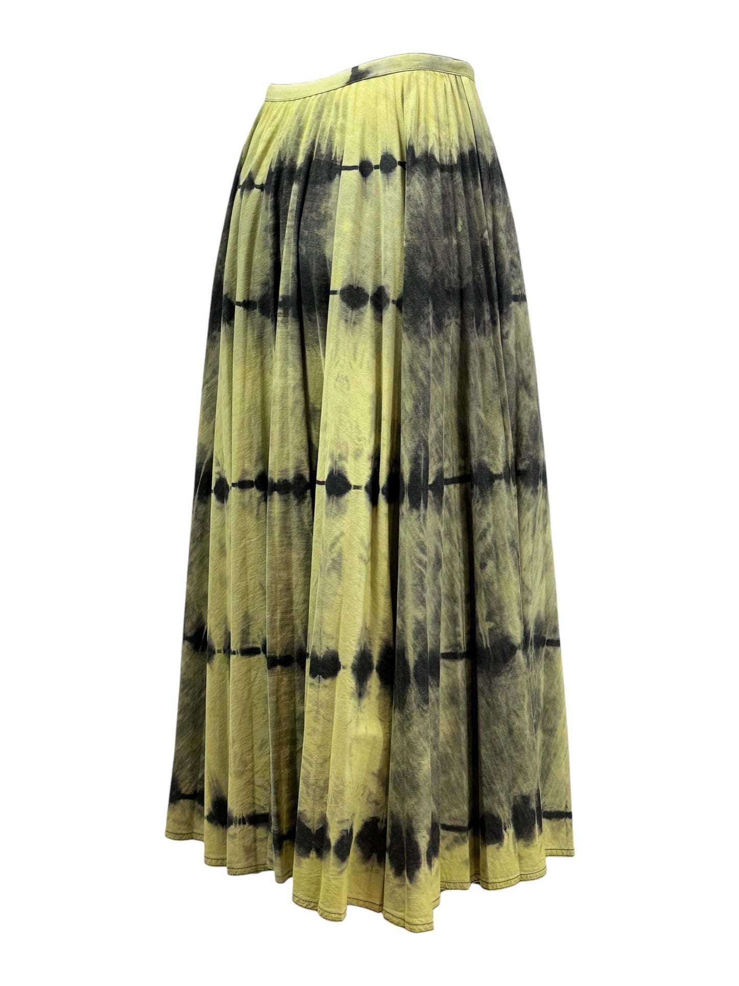 Christian Dior Maria Grazia Chiuri Spring 2020 Look 78 tye die skirt