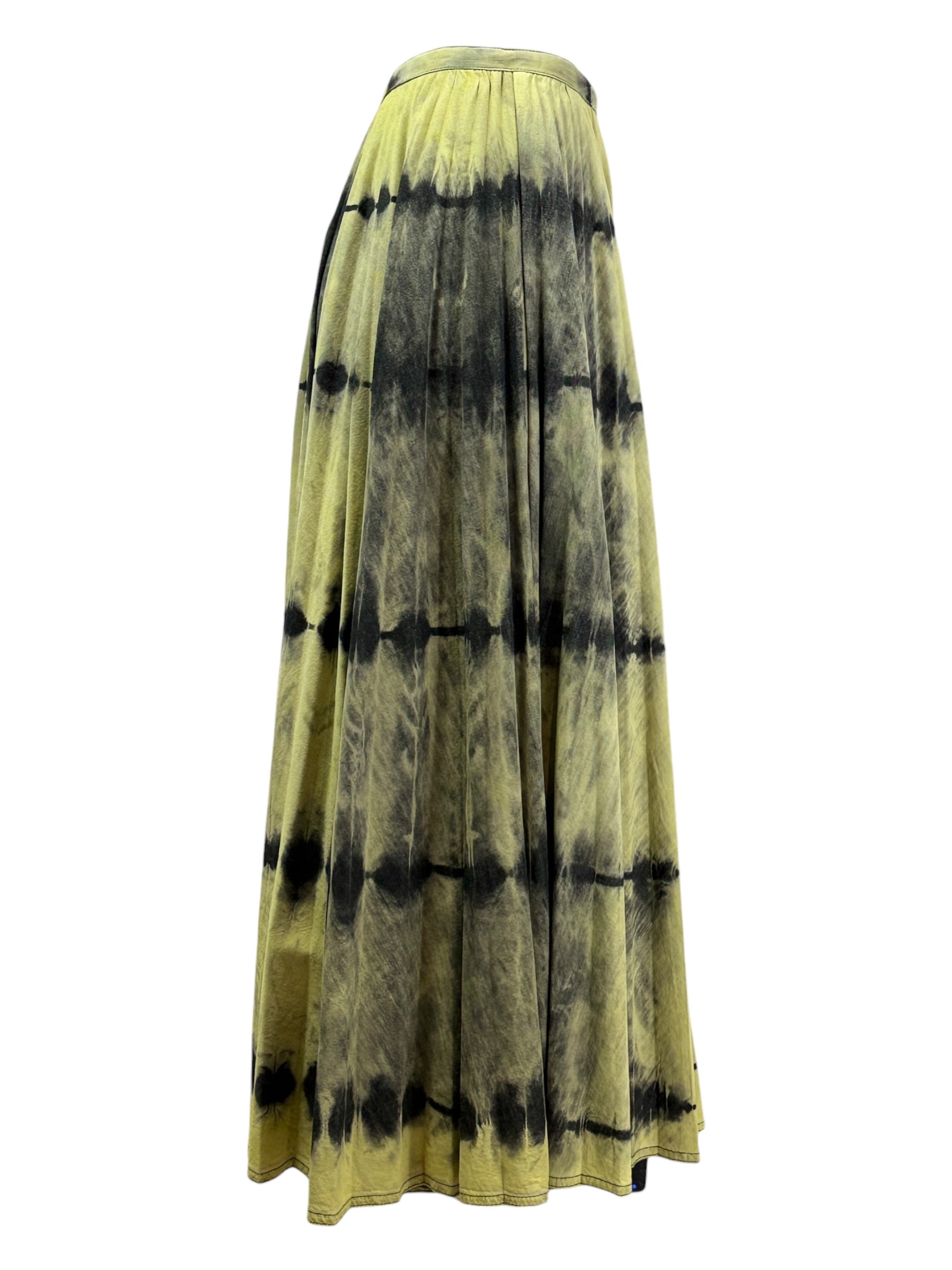 Christian Dior Maria Grazia Chiuri Spring 2020 Look 78 tye die skirt