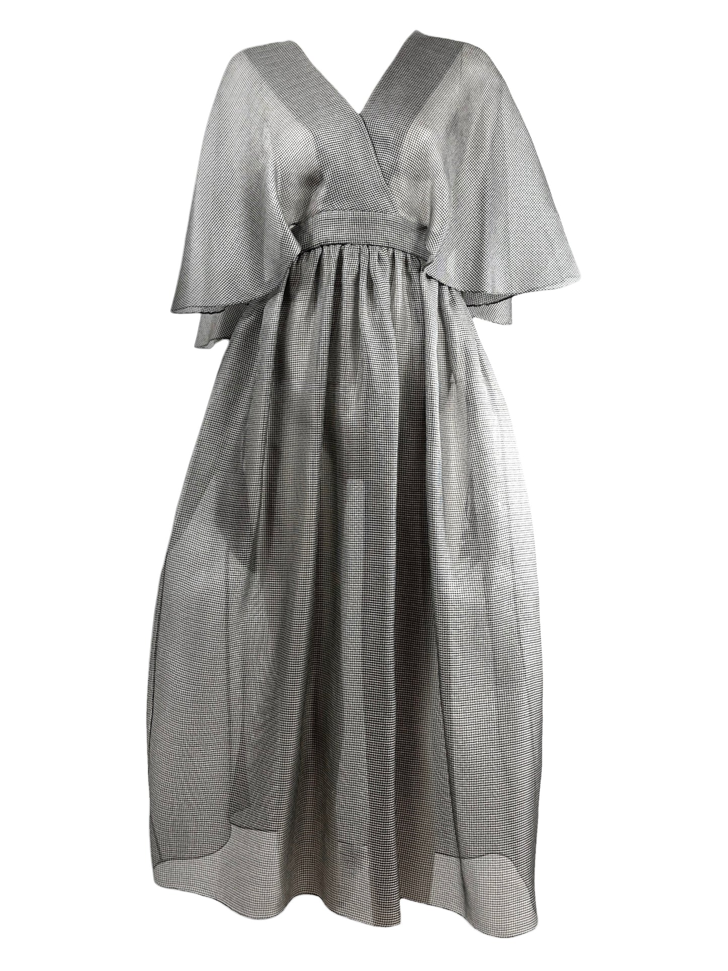 Christian Dior Maria Grazia Chiuri Spring 2021  grey silk dress