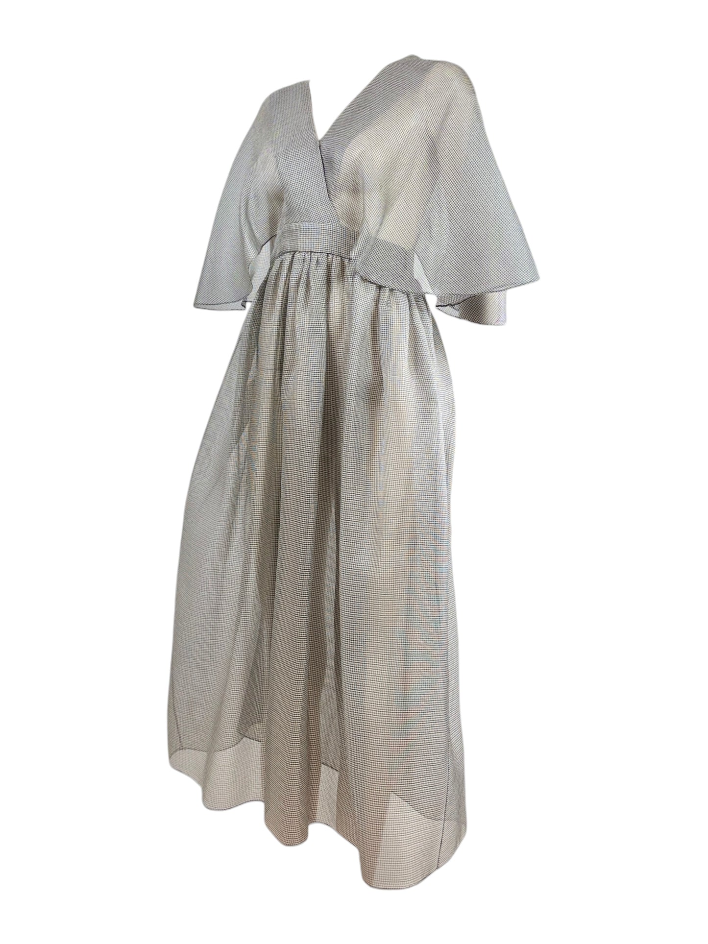 Christian Dior Maria Grazia Chiuri Spring 2021  grey silk dress