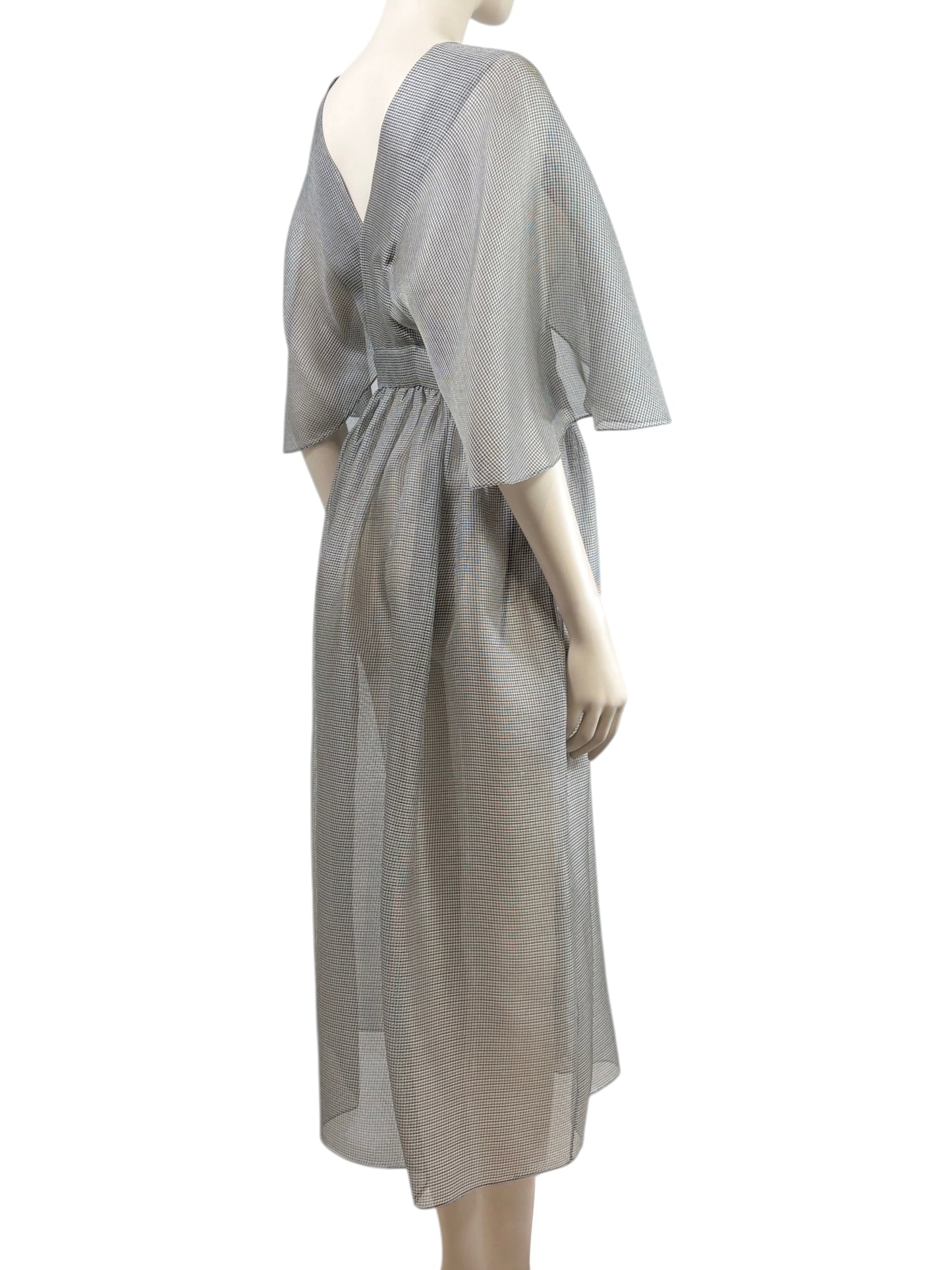 Christian Dior Maria Grazia Chiuri Spring 2021  grey silk dress