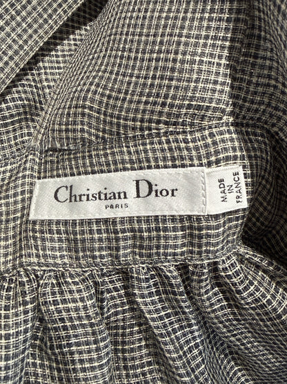 Christian Dior Maria Grazia Chiuri Spring 2021  grey silk dress