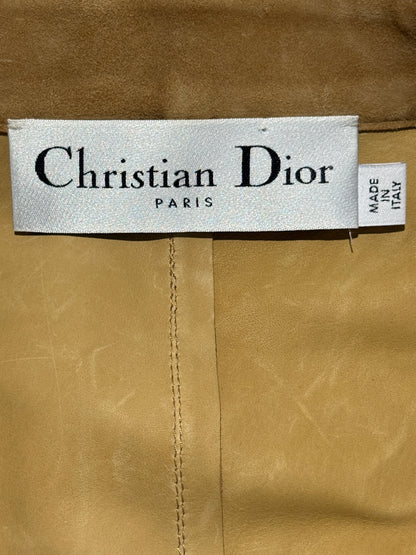 Christian Dior Maria Grazia Chiuri Spring 2021 suede floral leather set