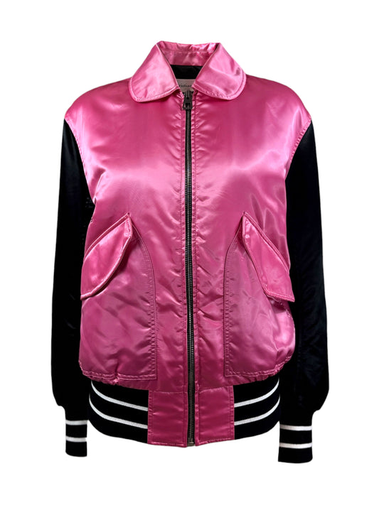 Christian Dior Maria Grazia Chiuri Spring 2022 Look 39 black pink bombers