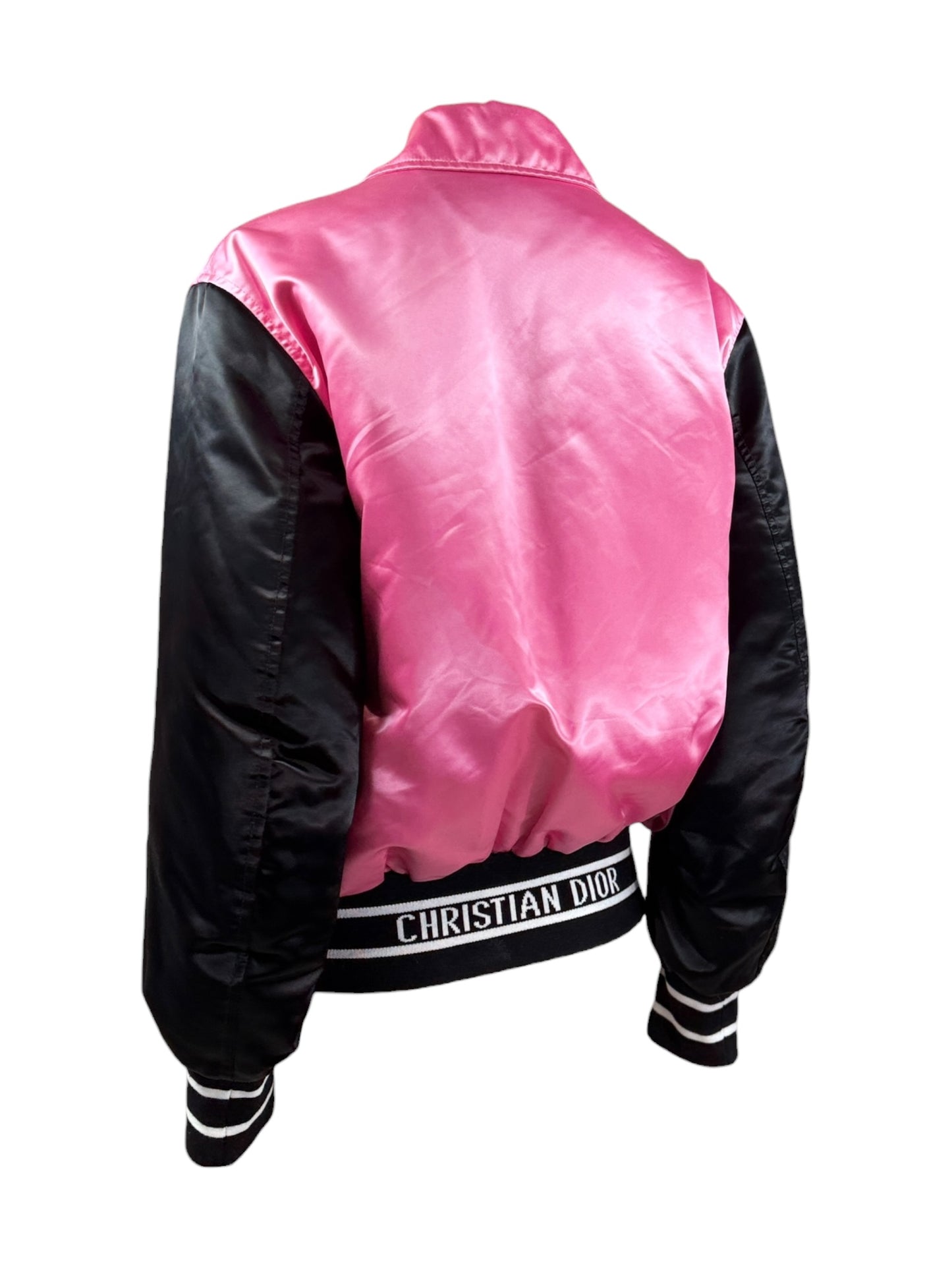 Christian Dior Maria Grazia Chiuri Spring 2022 Look 39 black pink bombers