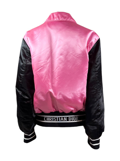 Christian Dior Maria Grazia Chiuri Spring 2022 Look 39 black pink bombers