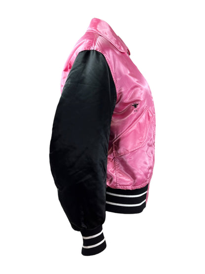 Christian Dior Maria Grazia Chiuri Spring 2022 Look 39 black pink bombers
