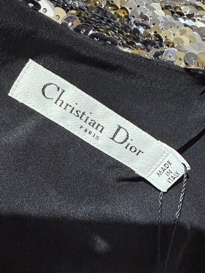 Christian Dior  Raf Simons - Autumn/Winter 2014-2015  - Silver and gold sequined sleeveless top