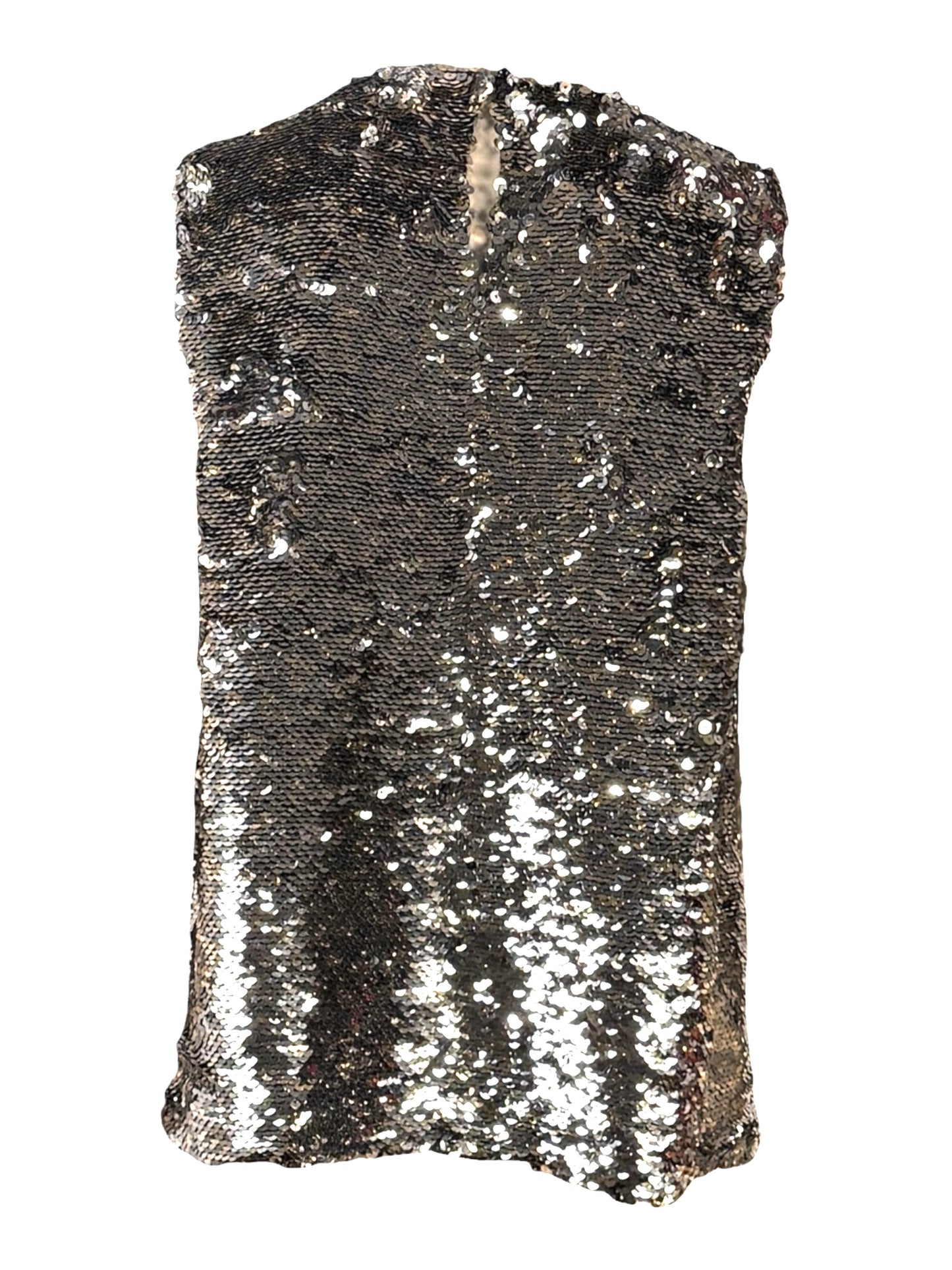 Christian Dior  Raf Simons - Autumn/Winter 2014-2015  - Silver and gold sequined sleeveless top