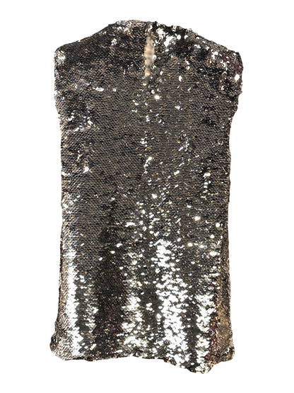 Christian Dior  Raf Simons - Autumn/Winter 2014-2015  - Silver and gold sequined sleeveless top