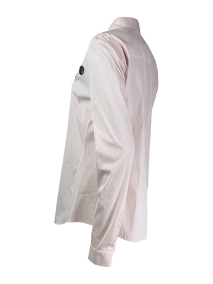 Christian Dior  Raf Simons - Resort 2016  - Pink cotton shirt adorned with appliqué patches