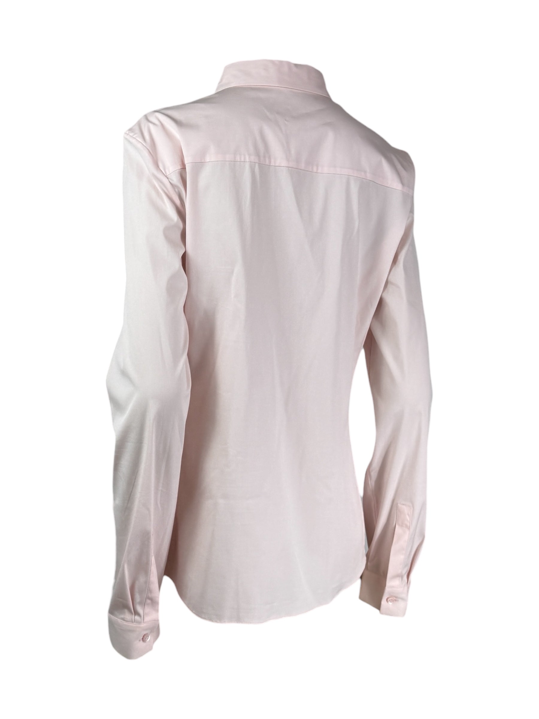 Christian Dior  Raf Simons - Resort 2016  - Pink cotton shirt adorned with appliqué patches