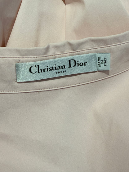 Christian Dior  Raf Simons - Resort 2016  - Pink cotton shirt adorned with appliqué patches