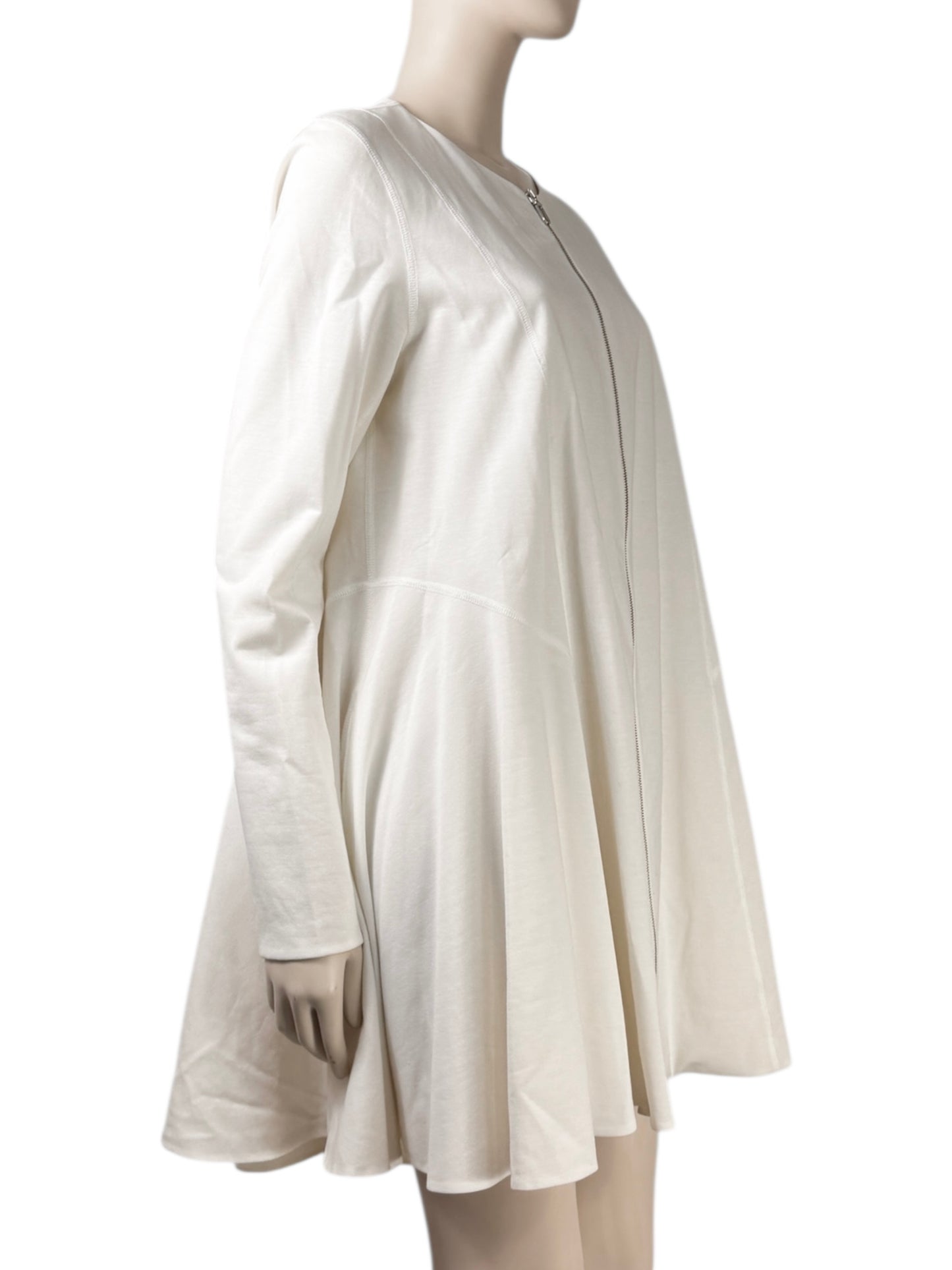 Christian Dior  Raf Simons - Spring/Summer 2015  - Ecru flared zip dress