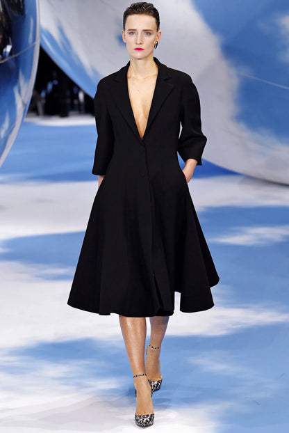 Christian Dior Raf Simons Fall 2013 Look 15 Black coat