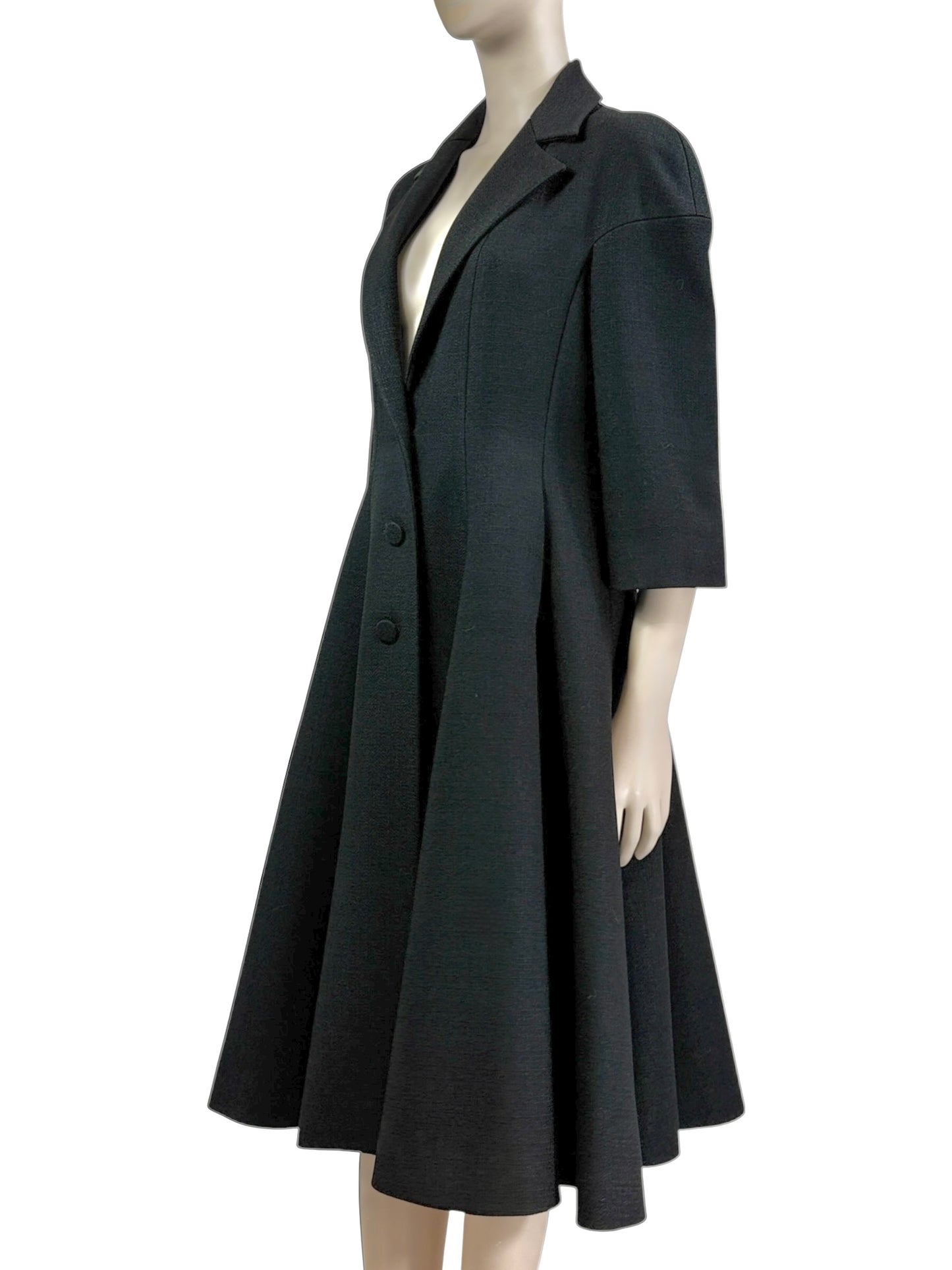 Christian Dior Raf Simons Fall 2013 Look 15 Black coat
