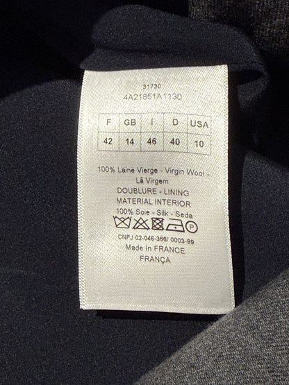 Christian Dior Raf Simons Prefall 2014 wool coat