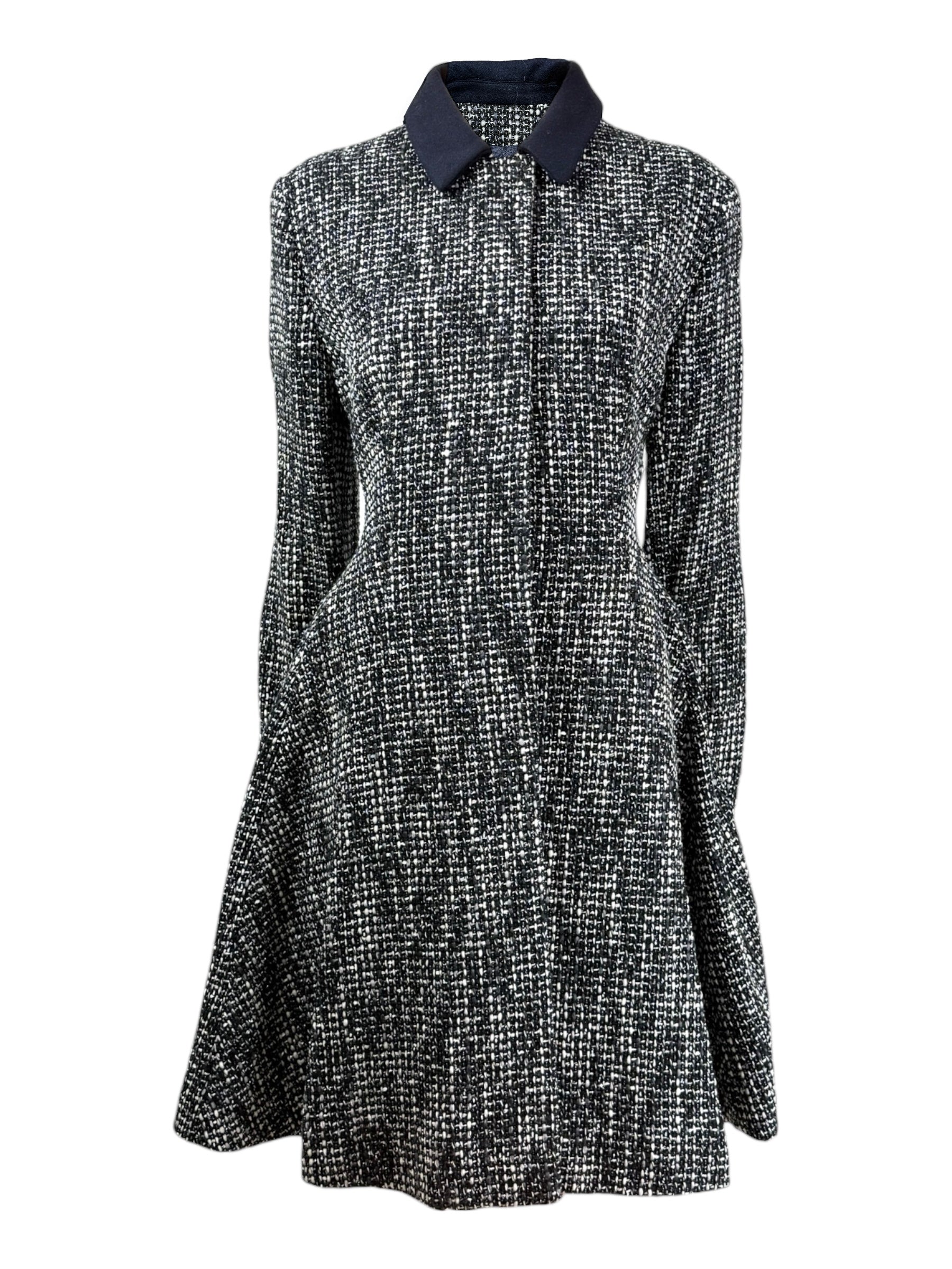 Christian Dior Raf Simons Prefall 2015 tweed coat