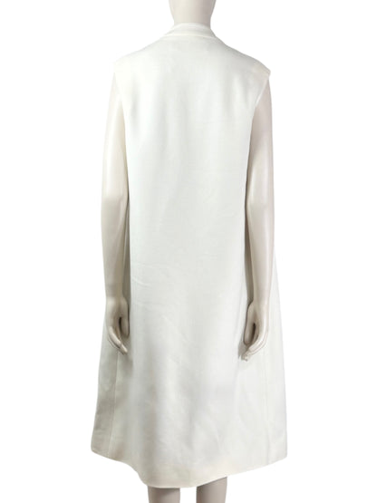 Christian Dior Raf Simons Resort 2015 black white cashmere coat