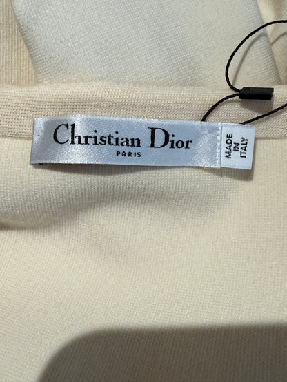Christian Dior Raf Simons Resort 2016 beige black dress