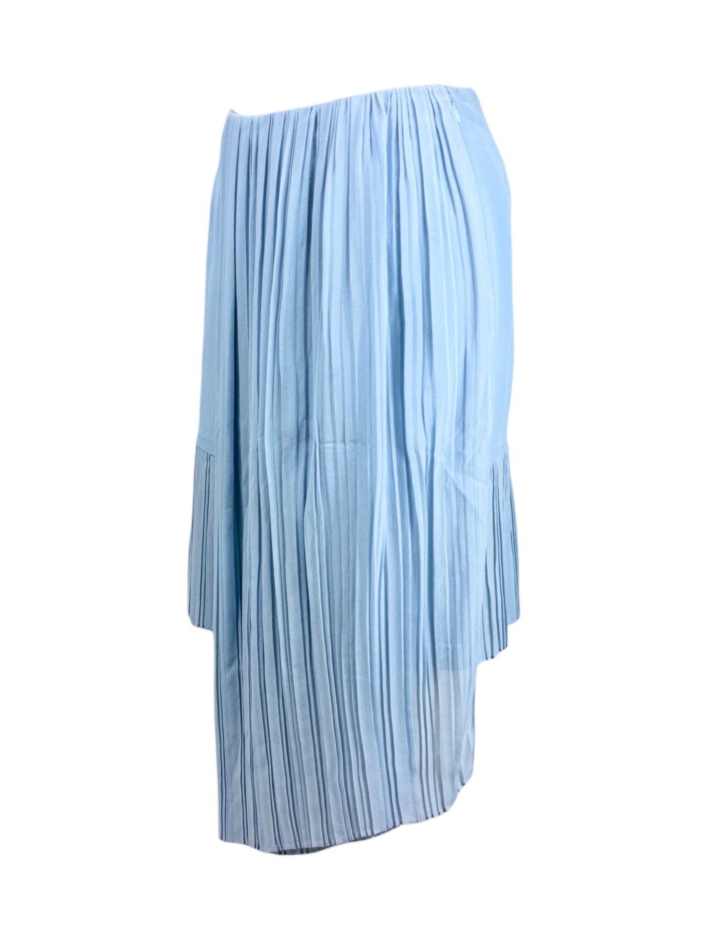 Christian Dior Raf Simons Spring 2014 crepe pleated silk skirt