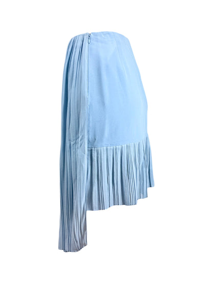 Christian Dior Raf Simons Spring 2014 crepe pleated silk skirt