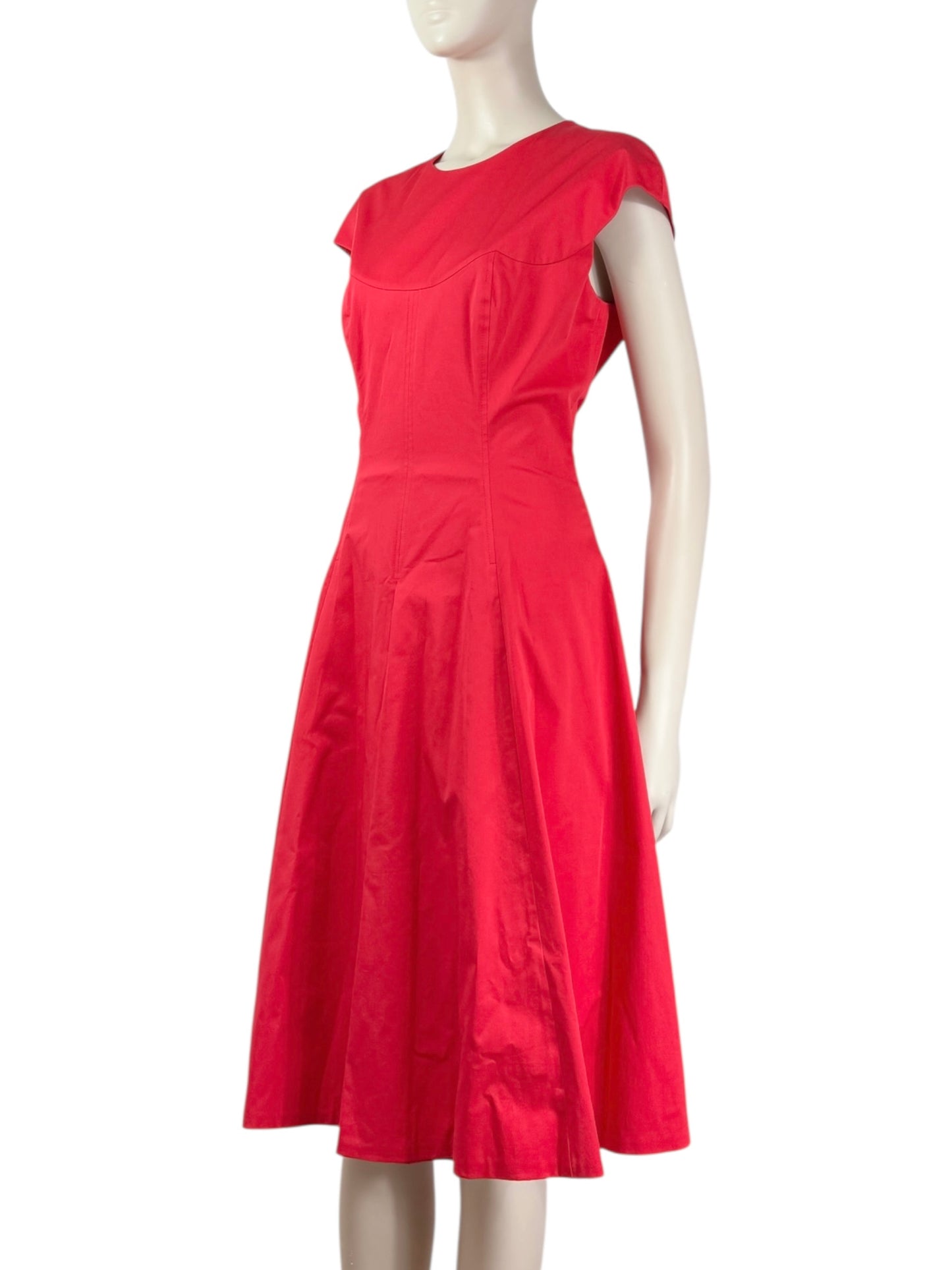 Christian Dior Raf Simons Spring 2016 Red dress