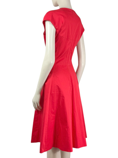 Christian Dior Raf Simons Spring 2016 Red dress
