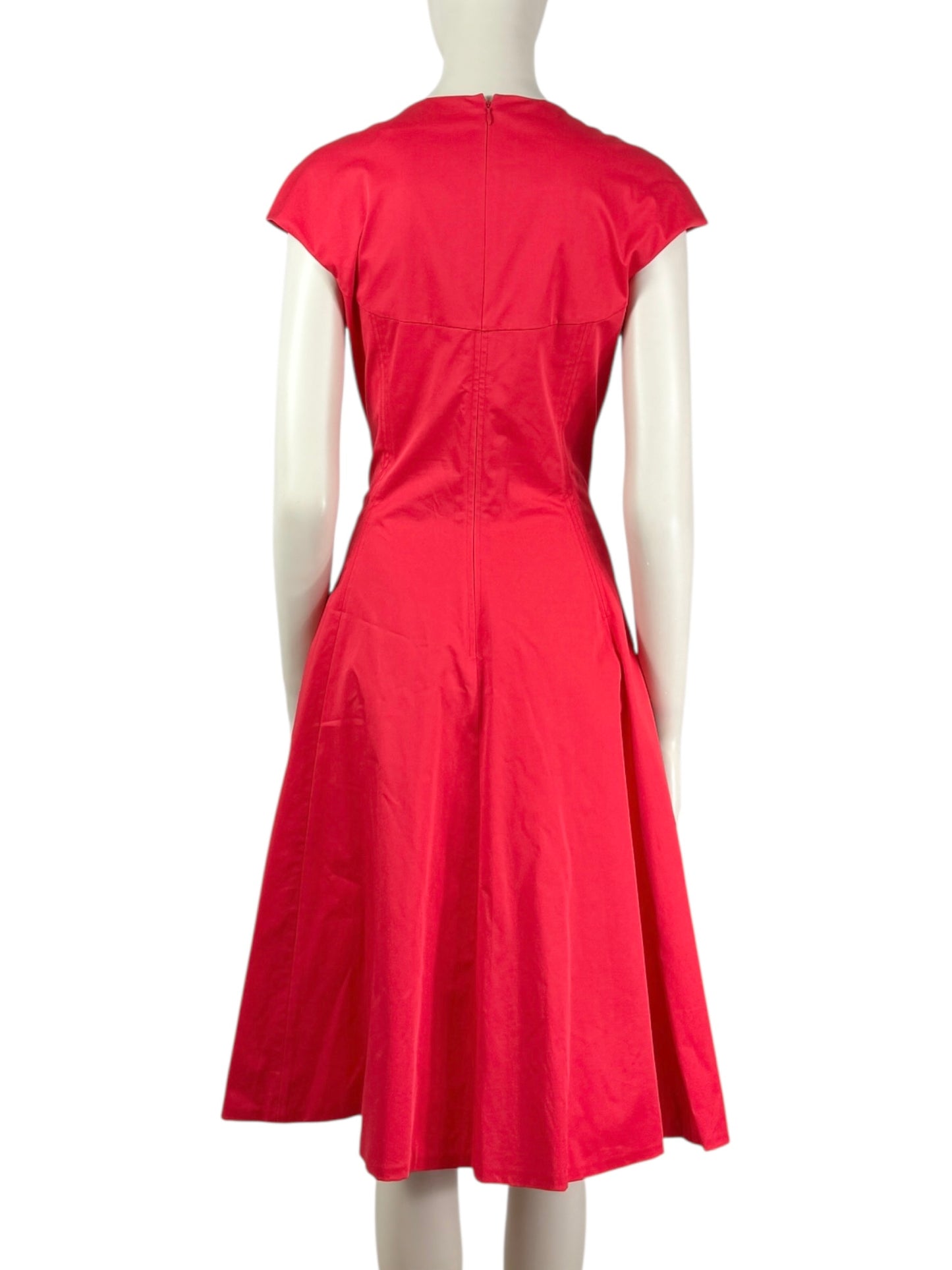 Christian Dior Raf Simons Spring 2016 Red dress