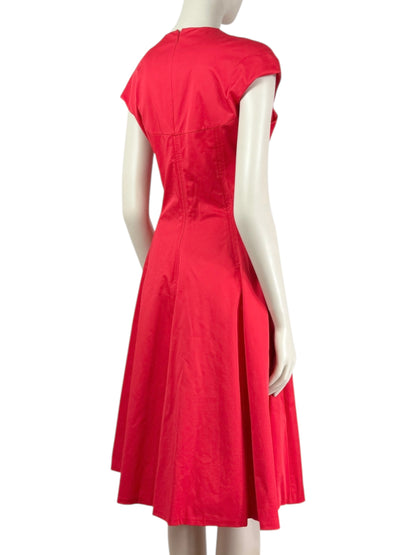 Christian Dior Raf Simons Spring 2016 Red dress