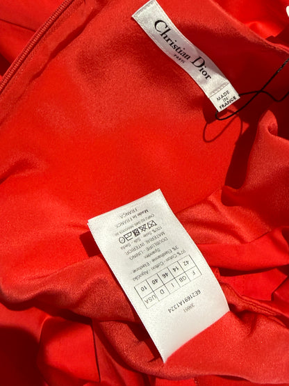 Christian Dior Raf Simons Spring 2016 Red dress