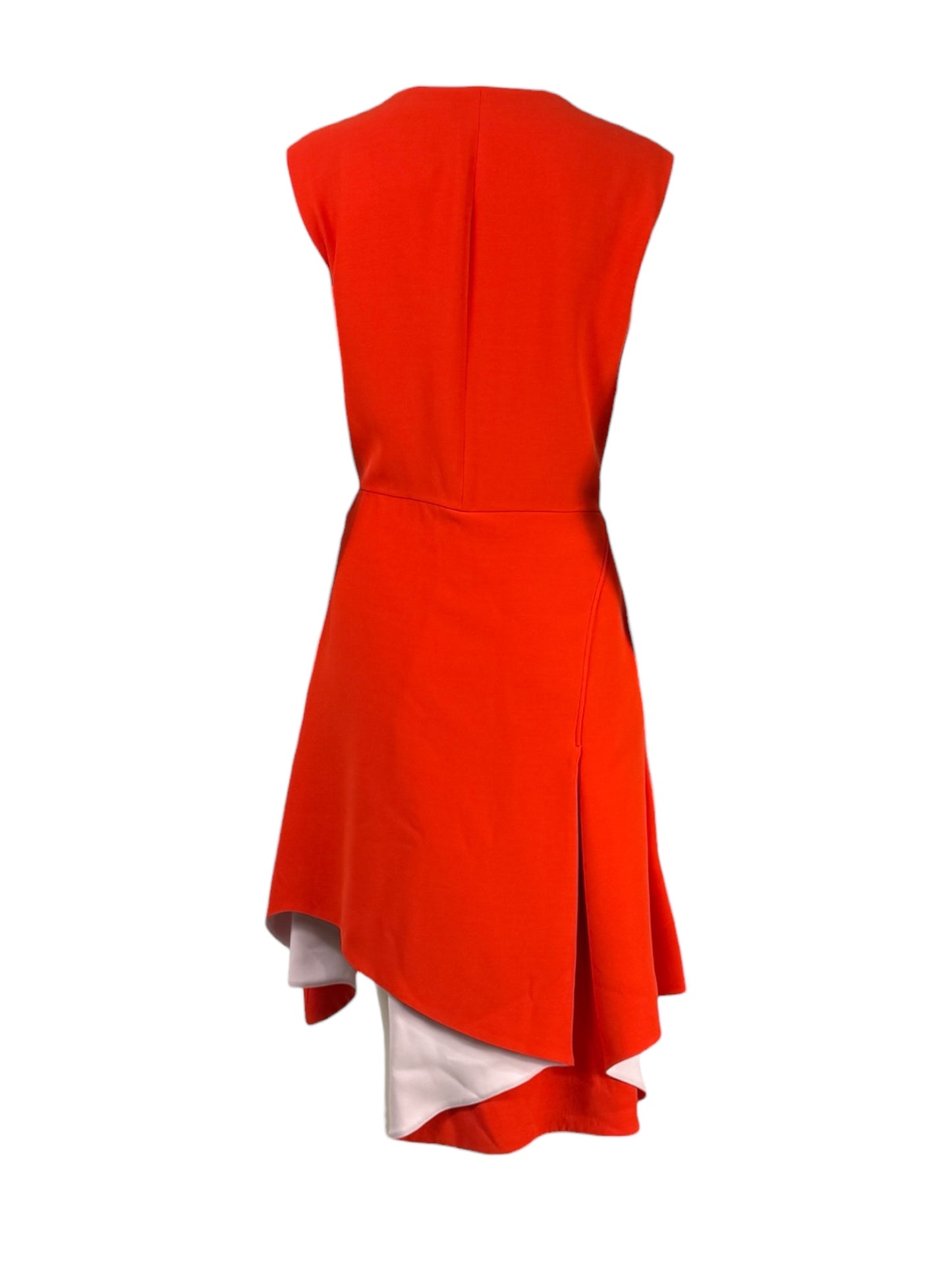 Christian Dior Raf Simons ready to wear Autumn winter 2015 2016 red silk crep dress 7