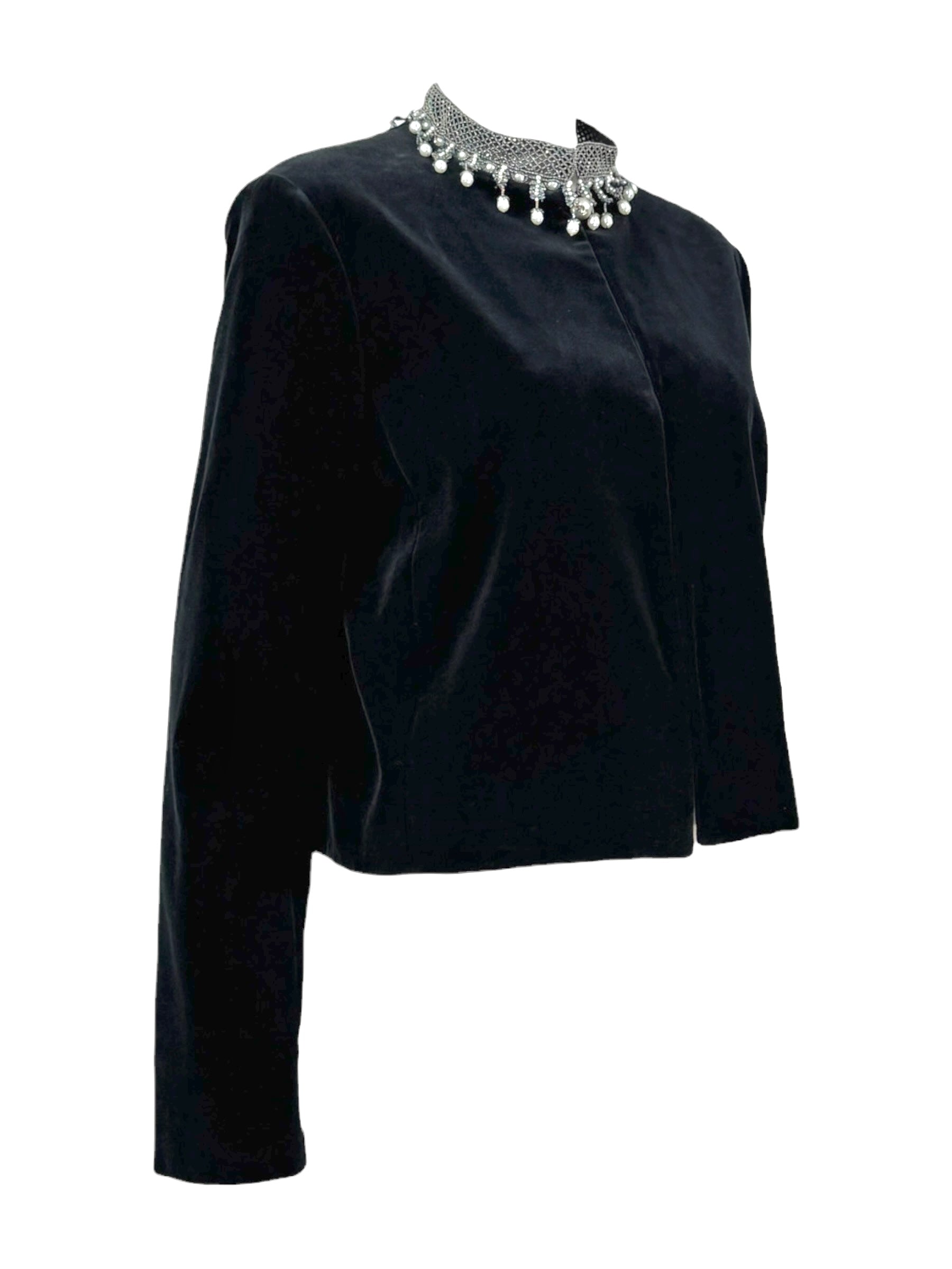 Christian Dior X Maria Grazia Chiuri Resort 2025 velvet jacket