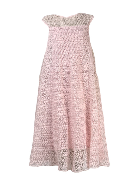 Christian Dior X Raf Simons - Spring/Summer 2014 - Sleeveless pink knit dress