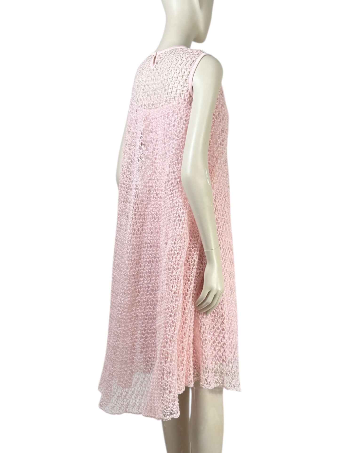 Christian Dior X Raf Simons - Spring/Summer 2014 - Sleeveless pink knit dress