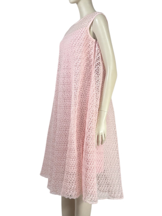 Christian Dior X Raf Simons - Spring/Summer 2014 - Sleeveless pink knit dress