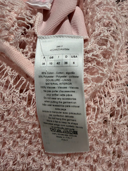 Christian Dior X Raf Simons - Spring/Summer 2014 - Sleeveless pink knit dress