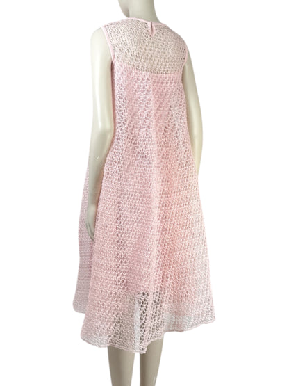 Christian Dior X Raf Simons - Spring/Summer 2014 - Sleeveless pink knit dress