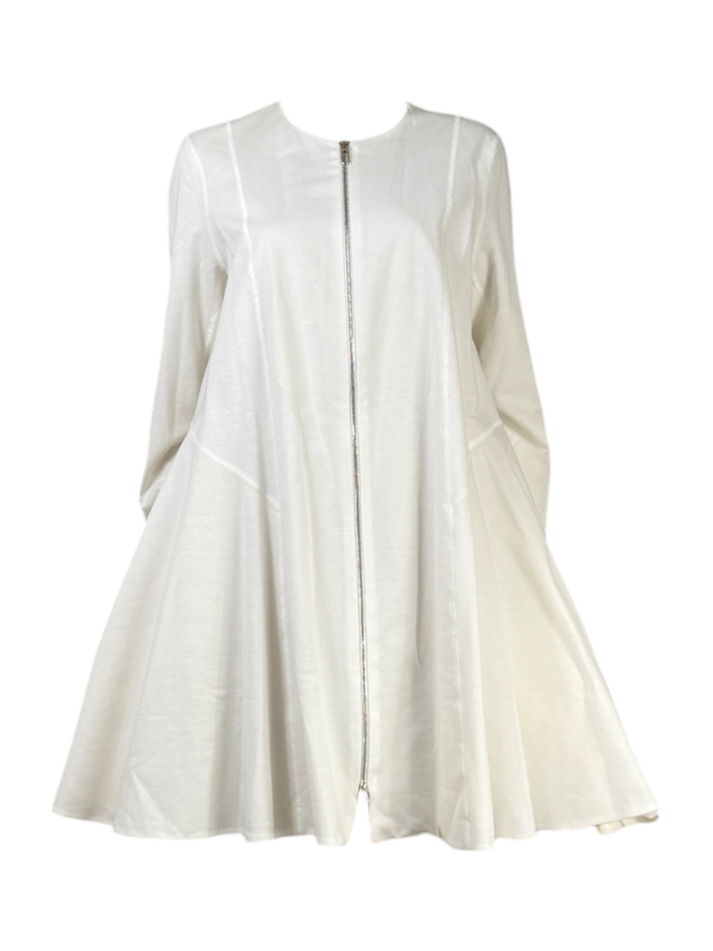 Christian Dior  Raf Simons - Spring/Summer 2015  - Ecru flared zip dress