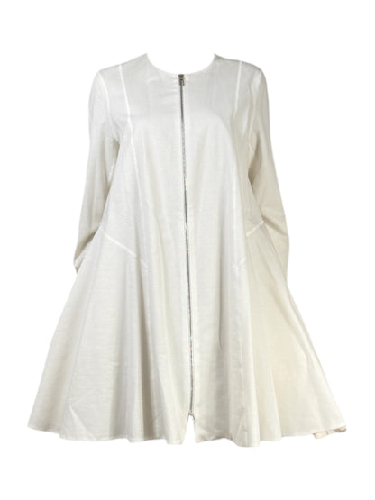 Christian Dior  Raf Simons - Spring/Summer 2015  - Ecru flared zip dress