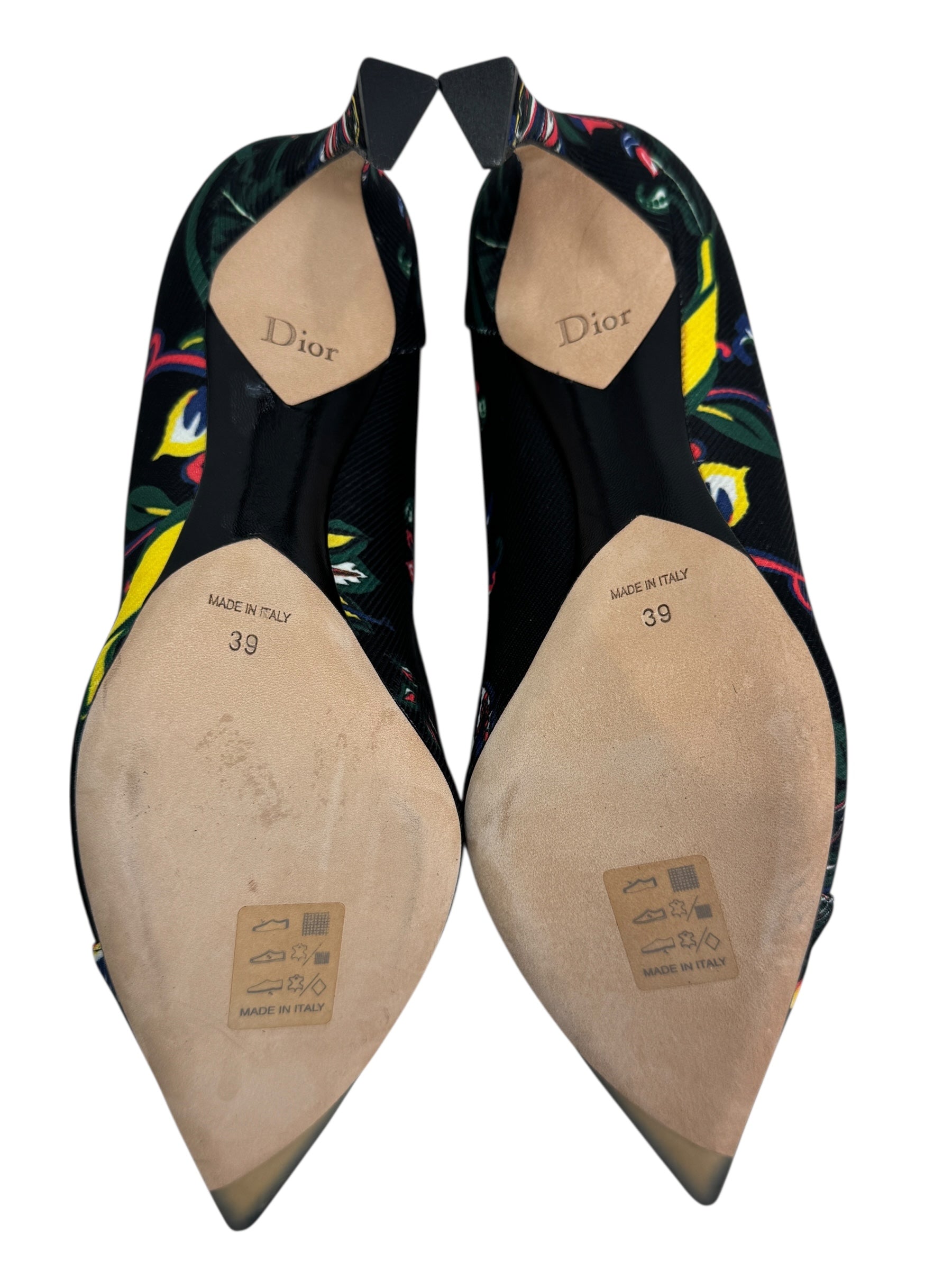 Christian Dior multicolor pumps