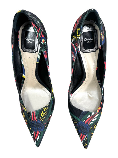 Christian Dior multicolor pumps