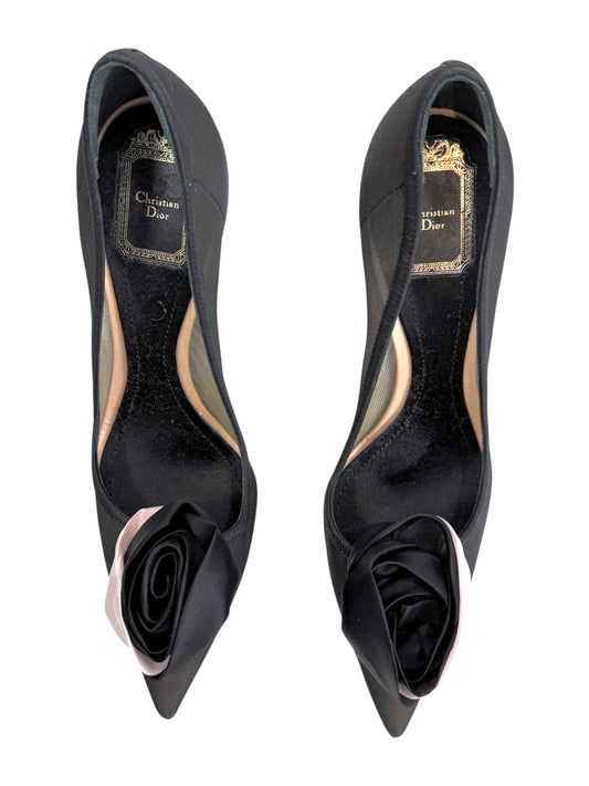 Christian Dior pump silk
