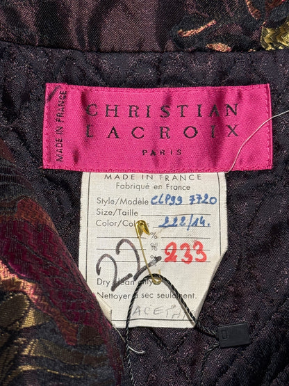 Christian Lacroix Fall 1999 jacquard coat