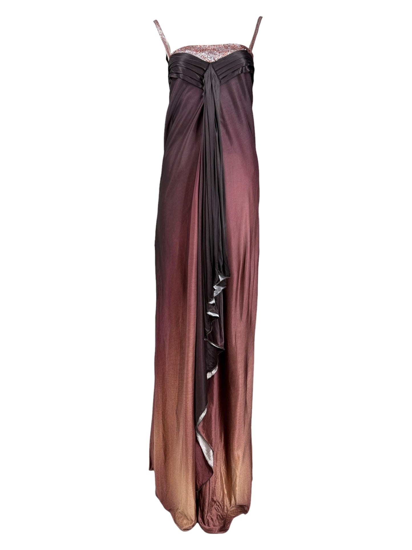 Christian Lacroix Fall 2005 long degrade dress