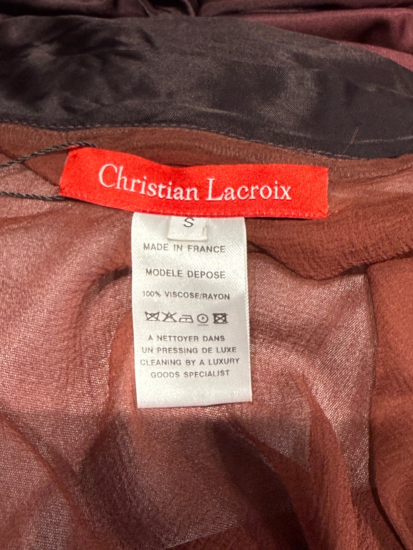 Christian Lacroix Fall 2005 long degrade dress